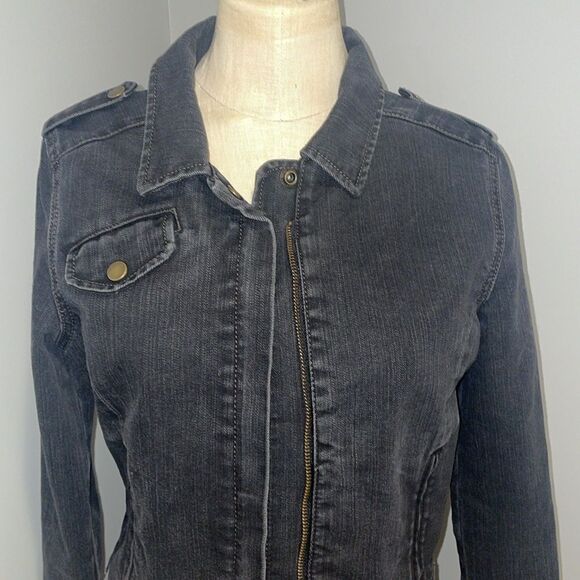 Gap Black Jean Jacket Size S - Picture 2 of 14
